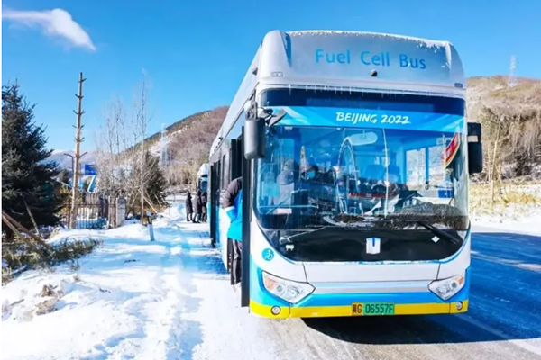 北京冬奥会上的氢燃料电池大巴